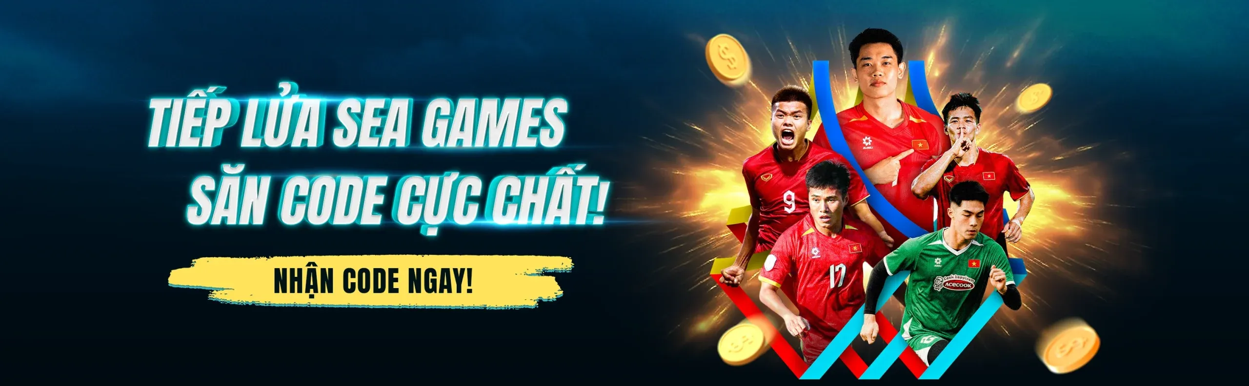 nhận code u22 việt nam vô địch lên đến 99k